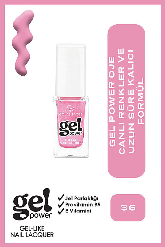  Gel Power Nail Lacquer-36-Jel Oje - 1