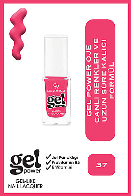  Gel Power Nail Lacquer-37-Jel Oje 