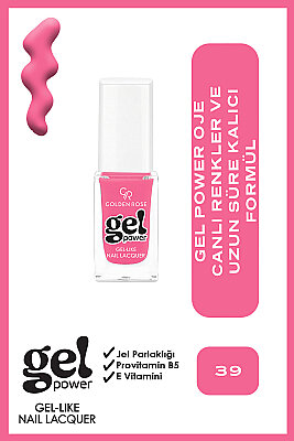  Gel Power Nail Lacquer-39-Jel Oje 