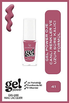  Gel Power Nail Lacquer-41-Jel Oje 