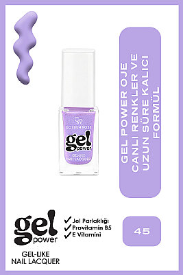  Gel Power Nail Lacquer-45-Jel Oje 