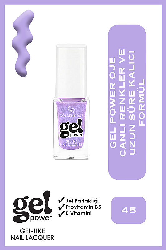  Gel Power Nail Lacquer-45-Jel Oje - 1