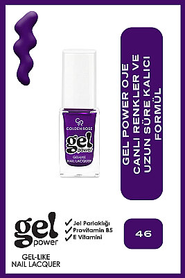  Gel Power Nail Lacquer-46-Jel Oje 