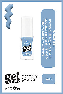  Gel Power Nail Lacquer-48-Jel Oje 