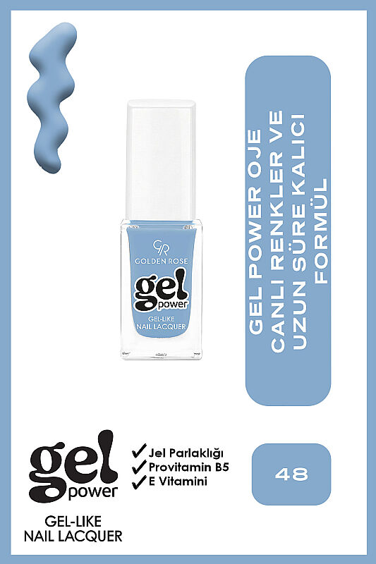  Gel Power Nail Lacquer-48-Jel Oje - 1