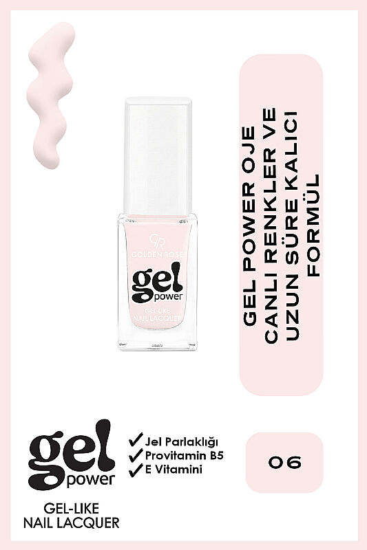  Gel Power Nail Lacquer-6-Jel Oje - 1