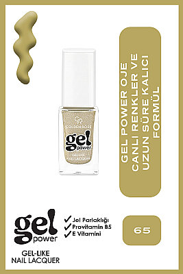  Gel Power Nail Lacquer-65-Jel Oje 