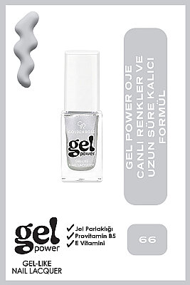  Gel Power Nail Lacquer-66-Jel Oje 