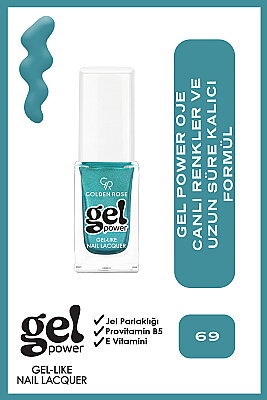 Golden Rose Gel Power Nail Lacquer-69-Jel Oje - Golden Rose