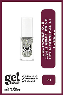  Gel Power Nail Lacquer-71-Jel Oje 