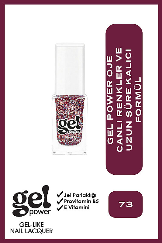  Gel Power Nail Lacquer-73-Jel Oje - 1