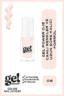  Gel Power Nail Lacquer-8-Jel Oje 