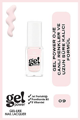  Gel Power Nail Lacquer-9-Jel Oje 