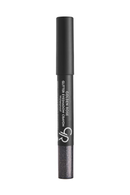  Glitter Eyeshadow Crayon Waterproof - 55 Midnight Black - Işıltılı Kalem Far - 1