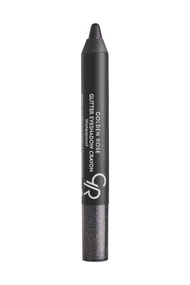  Glitter Eyeshadow Crayon Waterproof - 55 Midnight Black - Işıltılı Kalem Far - 2
