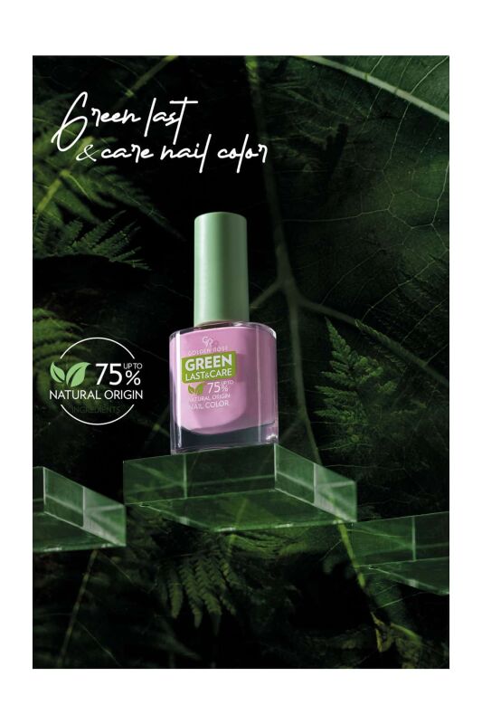 Green Last & Care Nail Color - 135 - Vegan Oje - 5