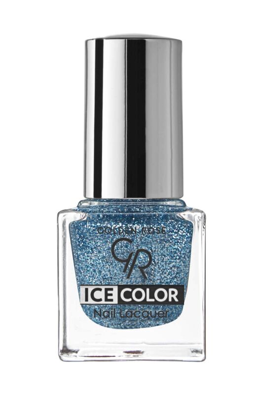 Ice Color Nail Lacquer Glitter - 222 - Işıltılı Mini Oje - 1