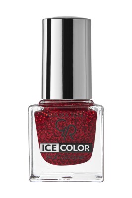 Ice Color Nail Lacquer Glitter - 227 - Işıltılı Mini Oje - Golden Rose