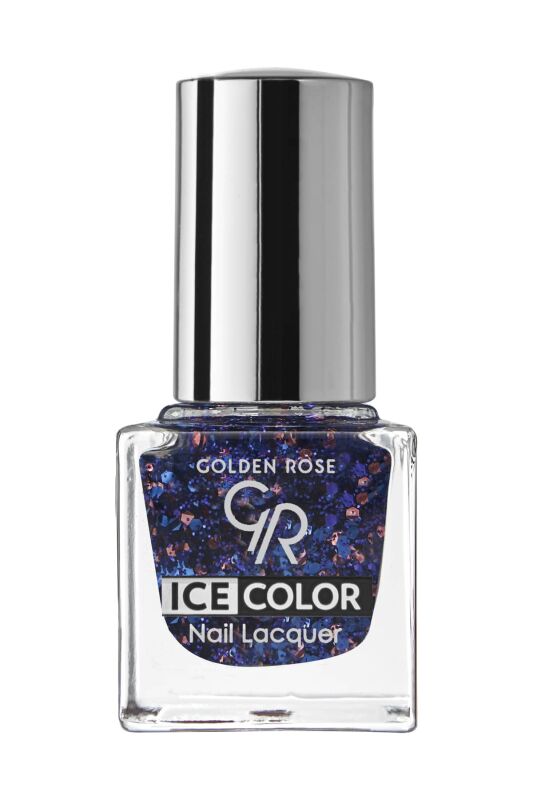 Ice Color Nail Lacquer Glitter - 228 - Işıltılı Mini Oje - 1