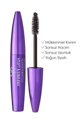 Infınıty Lash Volume and Length Mascara - Black - Hacim ve Uzunluk Veren Maskara - Golden Rose