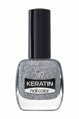 Keratin Nail Color Glitter - 401 - Işıltılı Oje - Golden Rose
