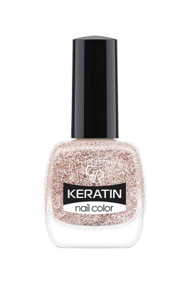  Keratin Nail Color Glitter - 404 - Işıltılı Oje 