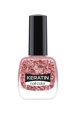  Keratin Nail Color Glitter - 408 - Işıltılı Oje - 1