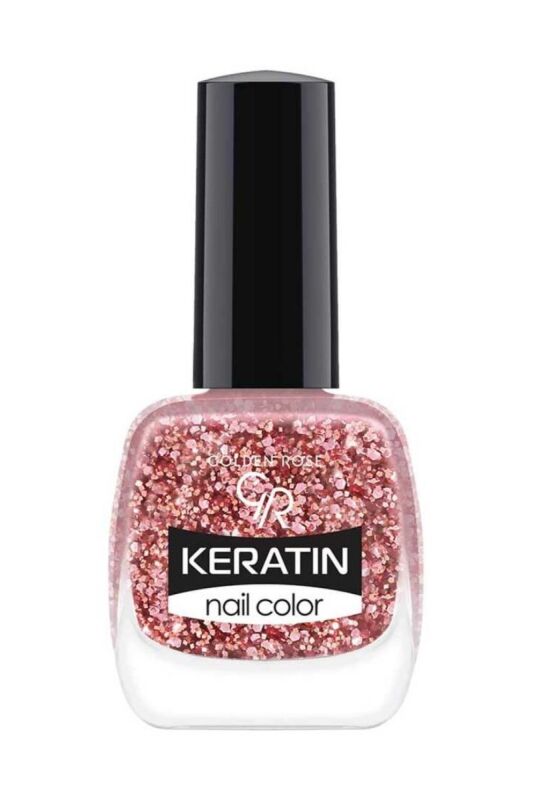 Keratin Nail Color Glitter - 408 - Işıltılı Oje - 1