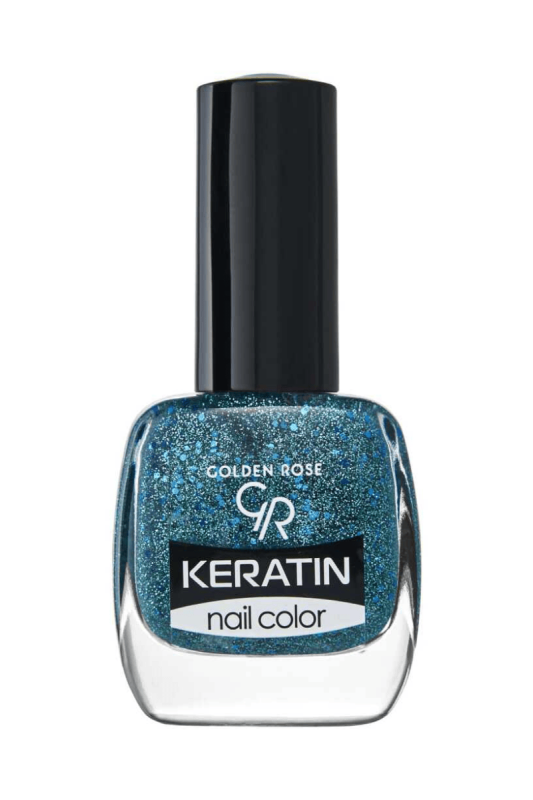 Keratin Nail Color Glitter - 409 - Işıltılı Oje - 1