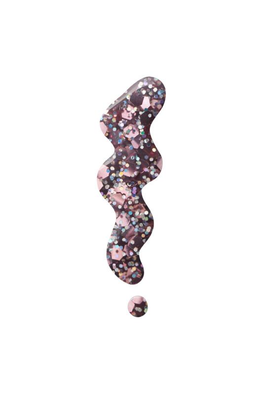 Keratin Nail Color Glitter - 410 - Işıltılı Oje - 2