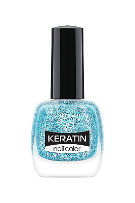 Keratin Nail Color Glitter - 411 - Işıltılı Oje 