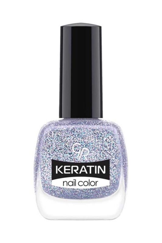 Keratin Nail Color Glitter - 412 - Işıltılı Oje - 1