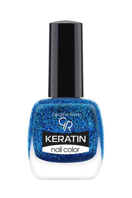 Keratin Nail Color Glitter - 413 - Işıltılı Oje - 1
