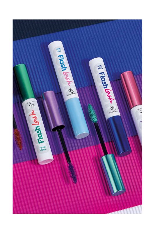 Flash Lash Colered Mascara - 03 Sky Blue - Renkli Maskara - 3