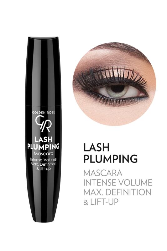 Lash Plumping Mascara - Black - Ekstra Büyük Fırçalı Dolgunluk ve Hacim Veren Maskara - 5