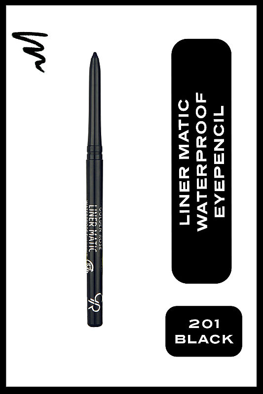  Liner Matic Waterproof Eyepencil-201 Black-Asansörlü Göz Kalemi - 1
