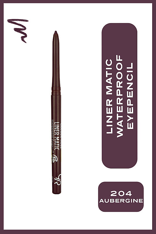 Liner Matic Waterproof Eyepencil - Suya Dayanıklı Göz Kalemi No:204 Aubergine - 1