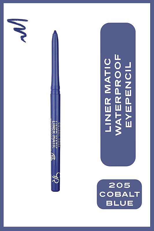 Liner Matic Waterproof Eyepencil - 205 Cobalt Blue - Suya Dayanıklı Mavi Göz Kalemi - 1