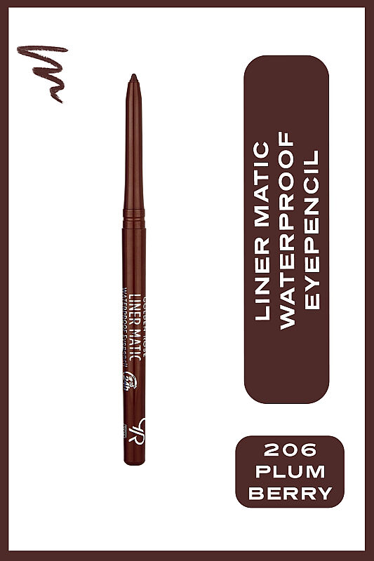Liner Matic Waterproof Eyepencil - 206 Plum Berry - Suya Dayanıklı Mürdüm Göz Kalemi - 1