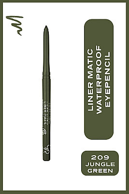 Liner Matic Waterproof Eyepencil-209 Jungle Green-Asansörlü Göz Kalemi - Golden Rose