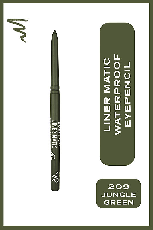 Liner Matic Waterproof Eyepencil - Suya Dayanıklı Göz Kalemi No:209 Jungle Green - 1