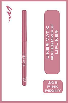 Liner Matic Waterproof Lippencil - No:305 Pink Peony - Suya Dayanıklı Dudak Kalemi - Golden Rose
