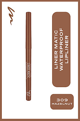 Liner Matic Waterproof Lippencil - No:309 Hazelnut - Suya Dayanıklı Dudak Kalemi - Golden Rose