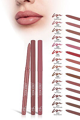 Liner Matic Waterproof Lippencil - No:310 Warm Clay - Suya Dayanıklı Dudak Kalemi - 4