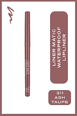 Liner Matic Waterproof Lippencil - No:311 Ash Taupe - Suya Dayanıklı Dudak Kalemi - Golden Rose