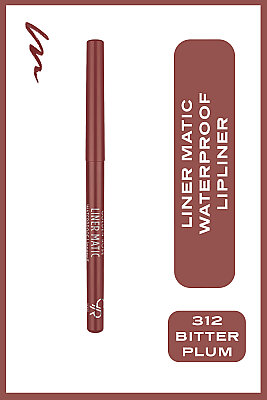 Liner Matic Waterproof Lippencil - No:312 Bitter Plum - Suya Dayanıklı Dudak Kalemi - Golden Rose