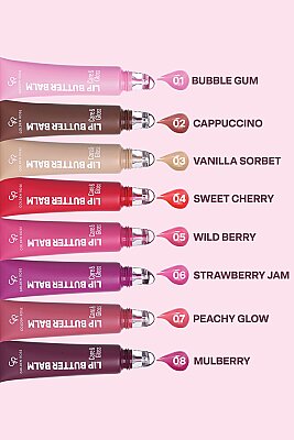  Lip Butter Balm Care&Gloss - 01 Bubble Gum - Renkli Dudak Parlatıcısı - 6