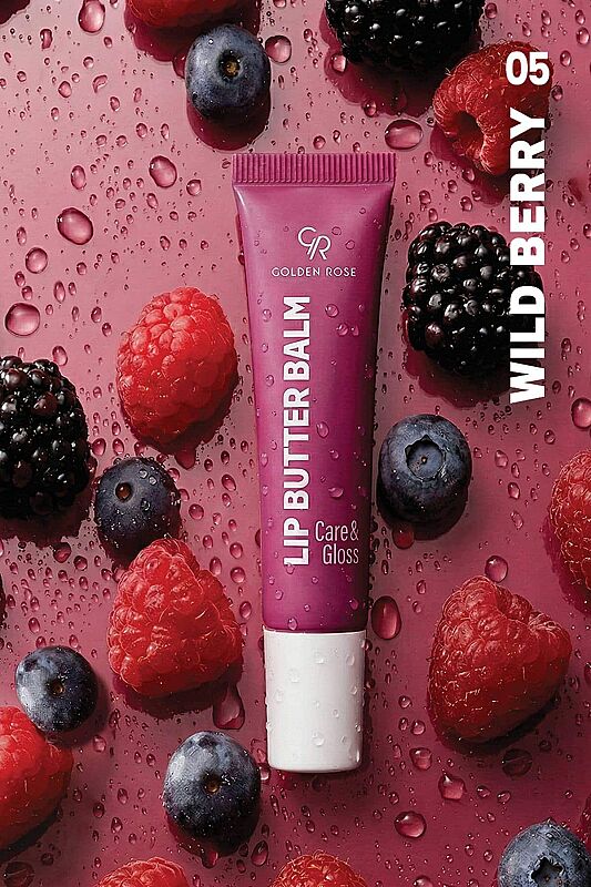  Lip Butter Balm Care&Gloss - 05 Wild Berry - Renkli Dudak Parlatıcısı - 3