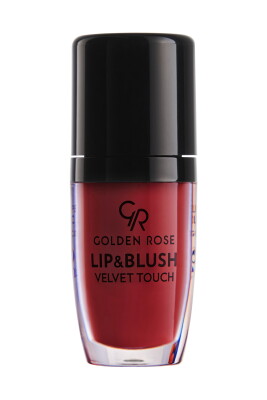 Lip and Blush Velvet Touch - 06 Real Red - Likit Ruj ve Allık - Golden Rose