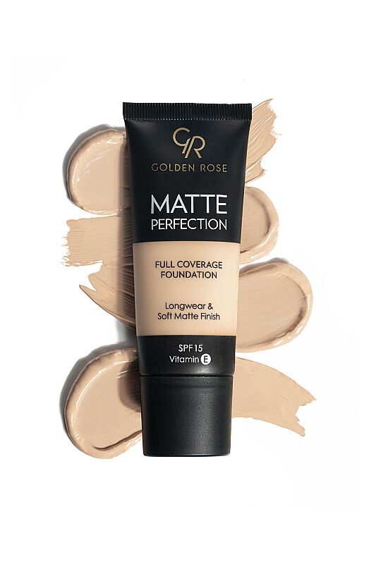 Matte Perfection Full Coverage Foundation - Cool 04 - Yoğun Kapatıcı Mat Fondöten - 2